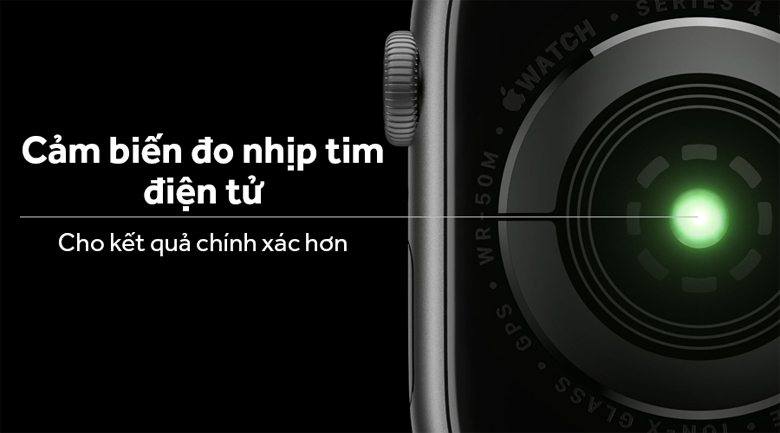 Apple Watch Series 4 LTE Viền Thép, dây cao su - 99%