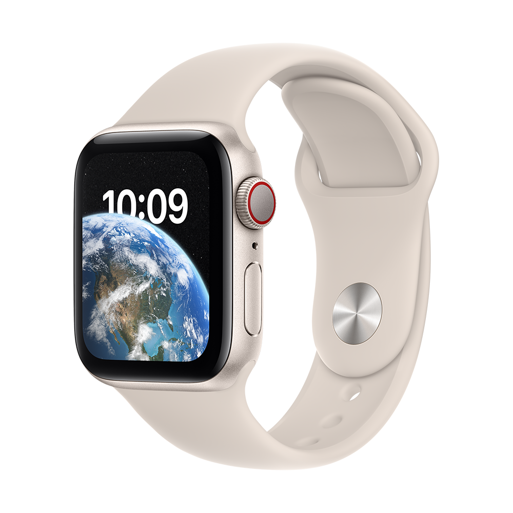 Apple Watch SE(2022) GPS Viền Nhôm, Dây Cao Su - NEW- CHÍNH HÃNG VN/A