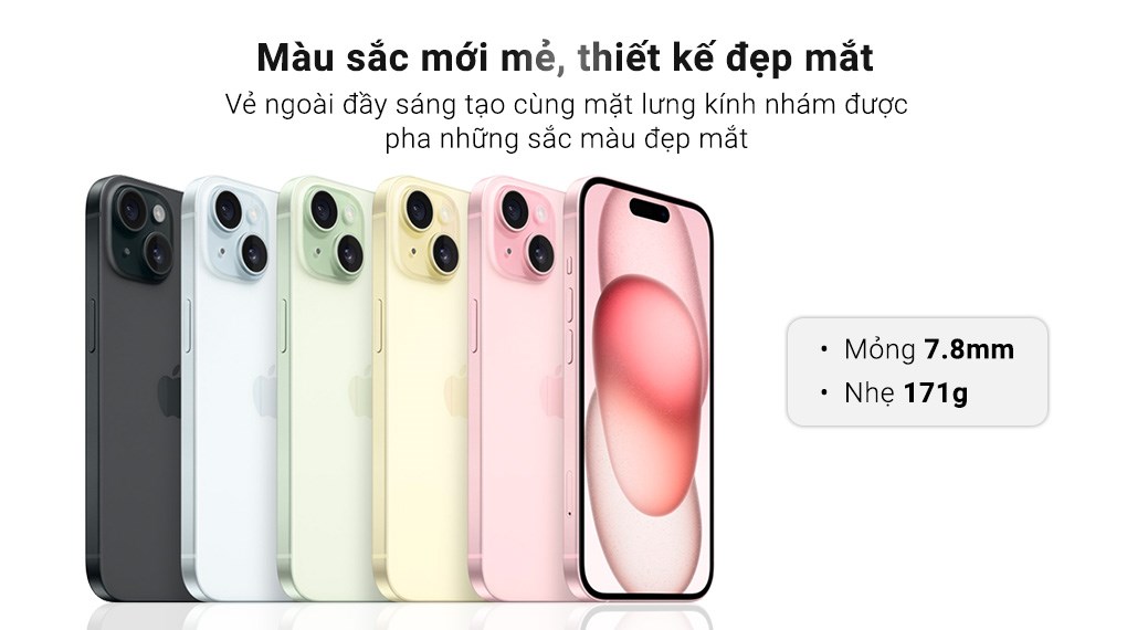 iPhone 15 - Quốc Tế - Like New 99% 