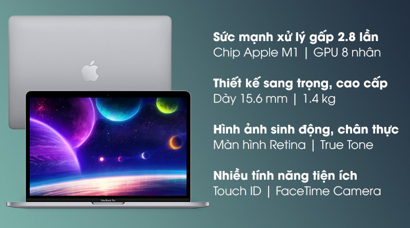 Apple MacBook Pro M1 2020 8GB CHÍNH HÃNG 