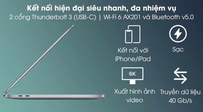 Apple MacBook Pro M1 2020 8GB CHÍNH HÃNG 